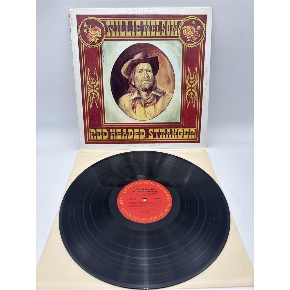 Willie Nelson ' Red Headed Stranger' Vinyl LP Album US 1975 KC 33482 COUNTRY VG+